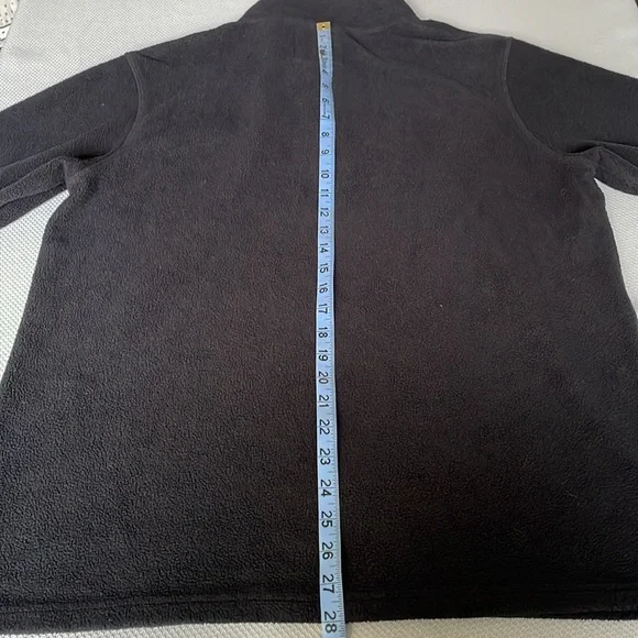 Free Fly Men’s Bamboo Polar Black Snap T Long Sleeve Fleece Pullover Size Large - Picture 7 of 10